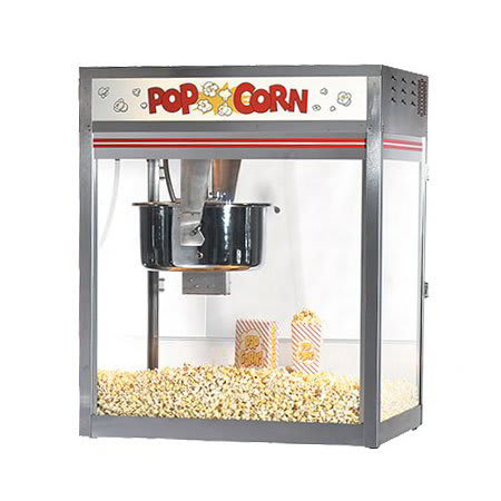 Gold Medal 2557 120240 32-oz Discovery Popcorn Popper w/ Non-Reversible Dome, Back Counter, 120/240V