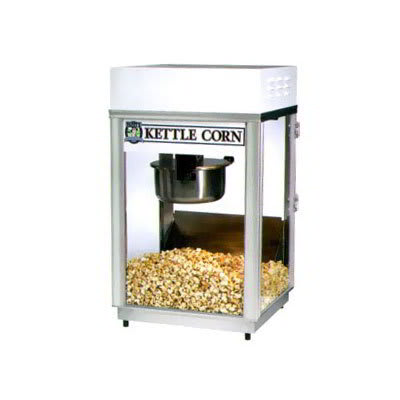 Gold Medal 2660KC 120240 Pappys Deluxe-60 Special Popcorn Machine w/ 6-oz Kettle & Heavy Duty Dome, 120/240V