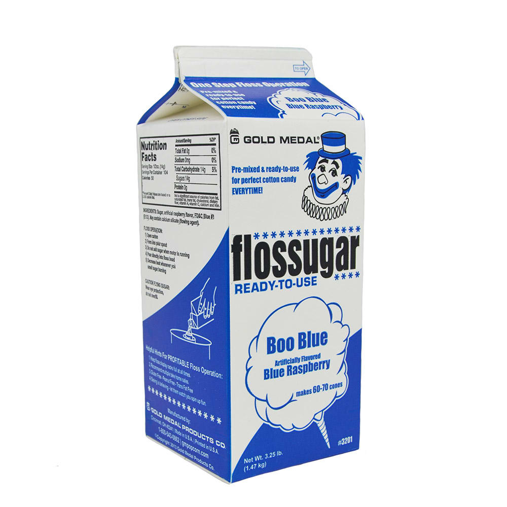 Gold Medal 3201CT Boo Blue Flossugar, 1/2-Cartons