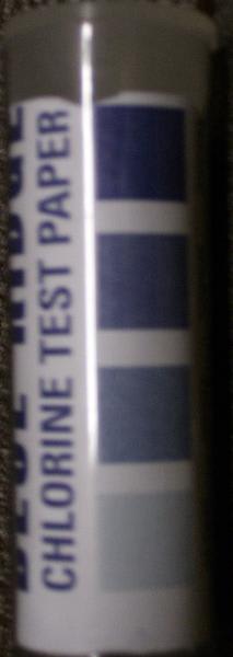 Blue Ridge Test Papers CT Test Papers, Chlorine Strips, 100 Strips per Bottle