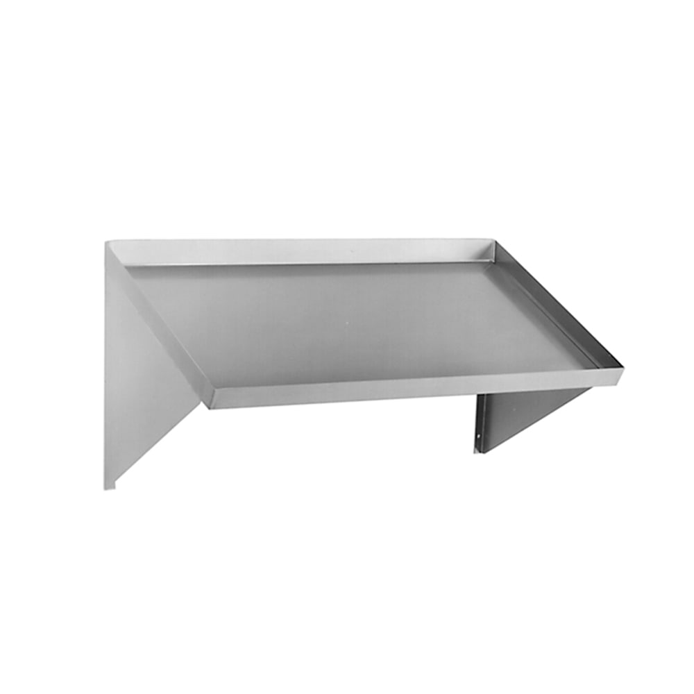 Eagle Group 605381 Solid Wall Mounted Rack Shelf, 42"W x 21"D, Stainless