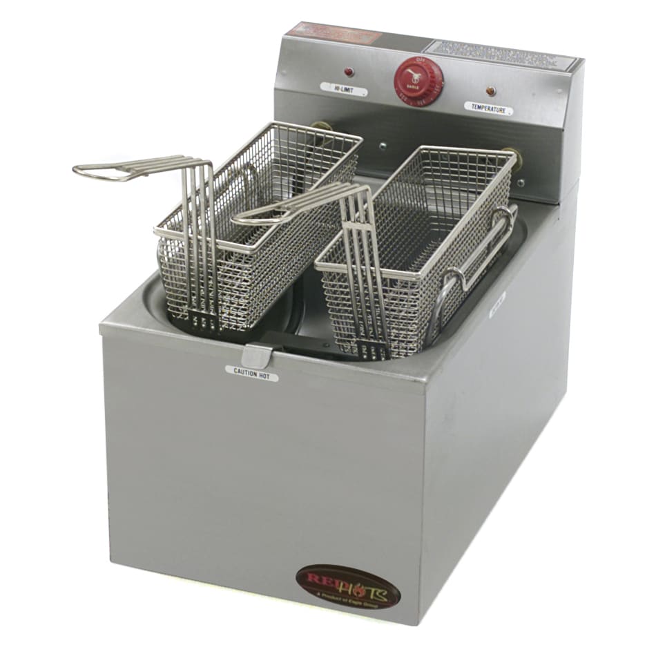 Eagle Group Ef10 240 Countertop Electric Fryer 1 15 Lb Vat 208