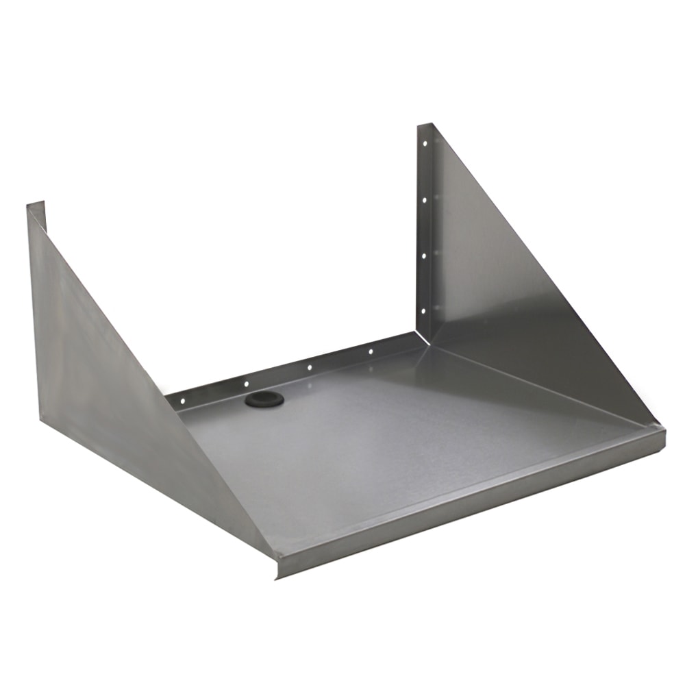 Eagle Group MWS1824 Solid Wall Mounted Microwave Shelf, 24"W x 18"D