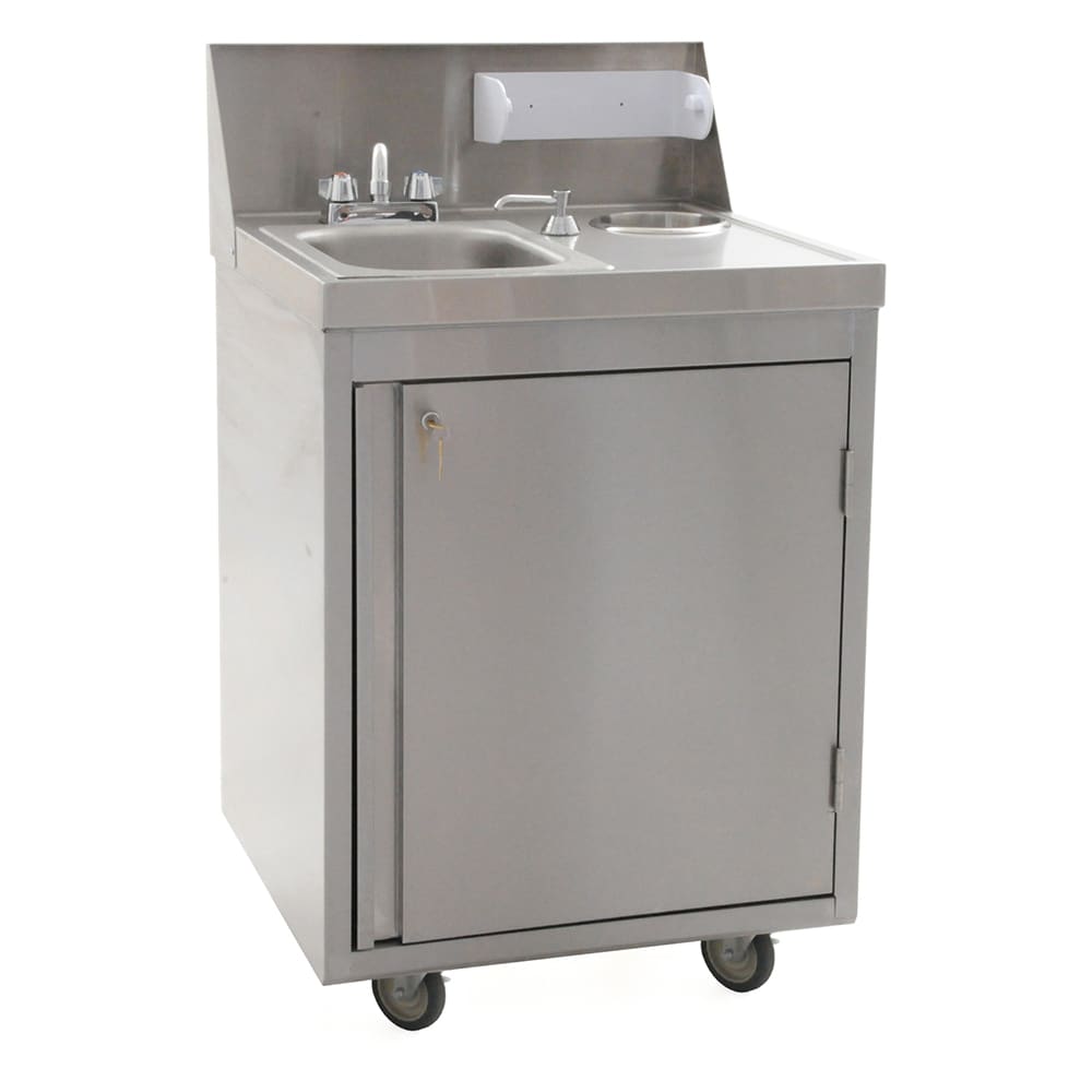 Eagle Group Phs S H 44 75 H Portable Sink W 5 D Bowl Hot Water