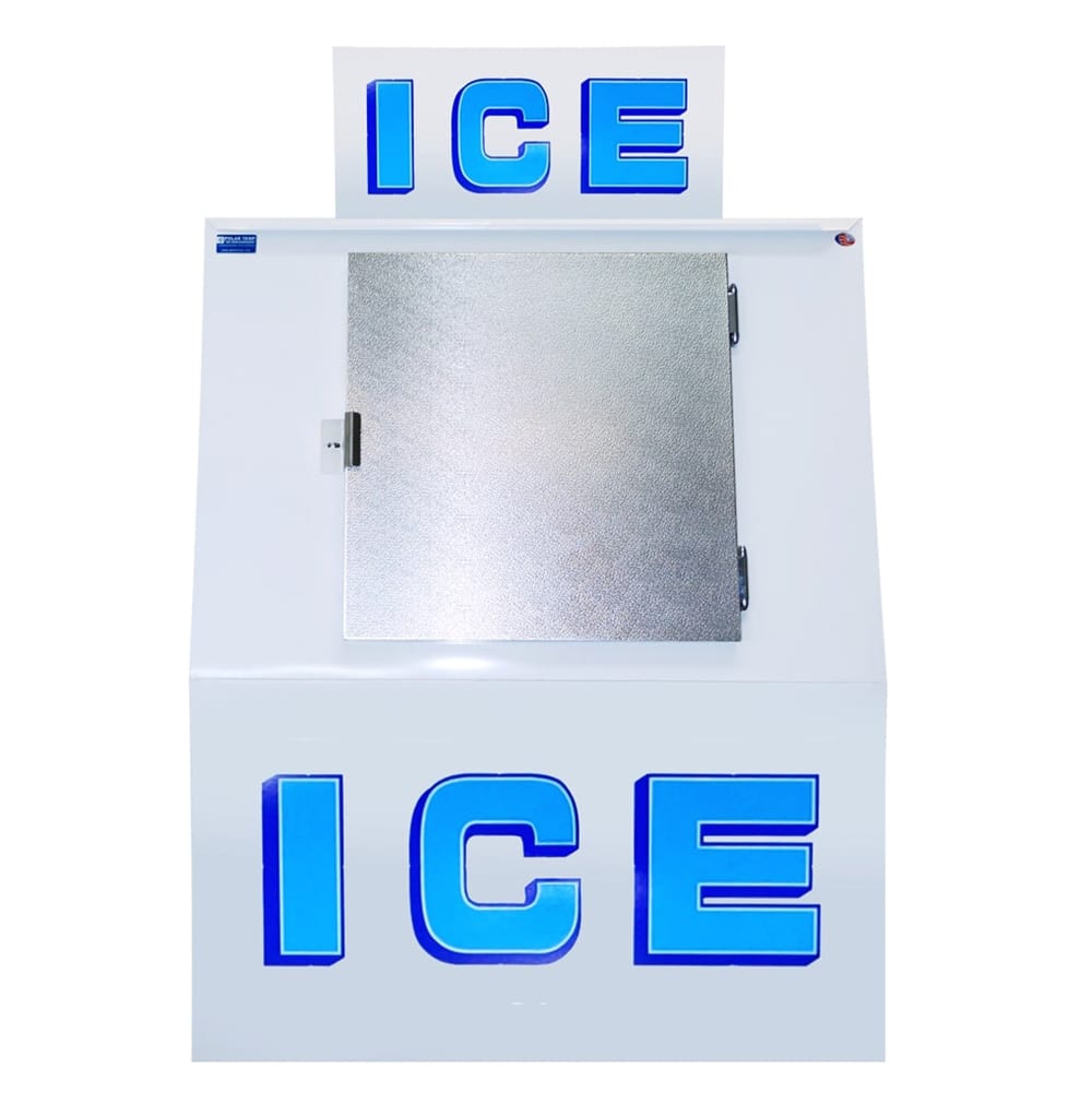 Polar Temp 380AD 48" Outdoor Slanted Ice Merchandiser w/ (41) 20 lb Bag