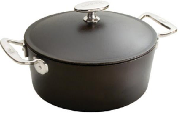 Lodge SS10D Signature Series Dutch Oven, 4-1/2 Quarts 10 in x 4 in Deep, Pre-Seasoned