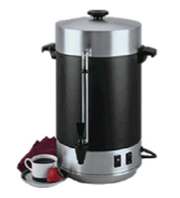 Focus 58101R 101 Cup Commercial Aluminum Coffeemaker, Black Satin Exterior