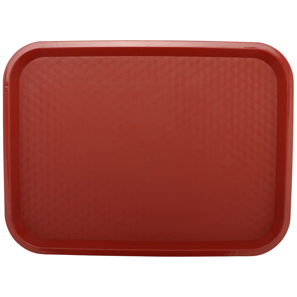 GET FT-16-R Fast Food Tray, 16" x 12", Plastic, Red