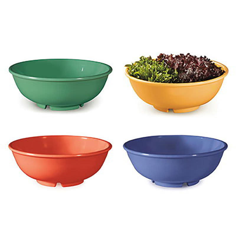 GET SP-B-24-MIX 7.5" Melamine Bowl w/ 24-oz Capacity, Diamond Mardi Gras Colors
