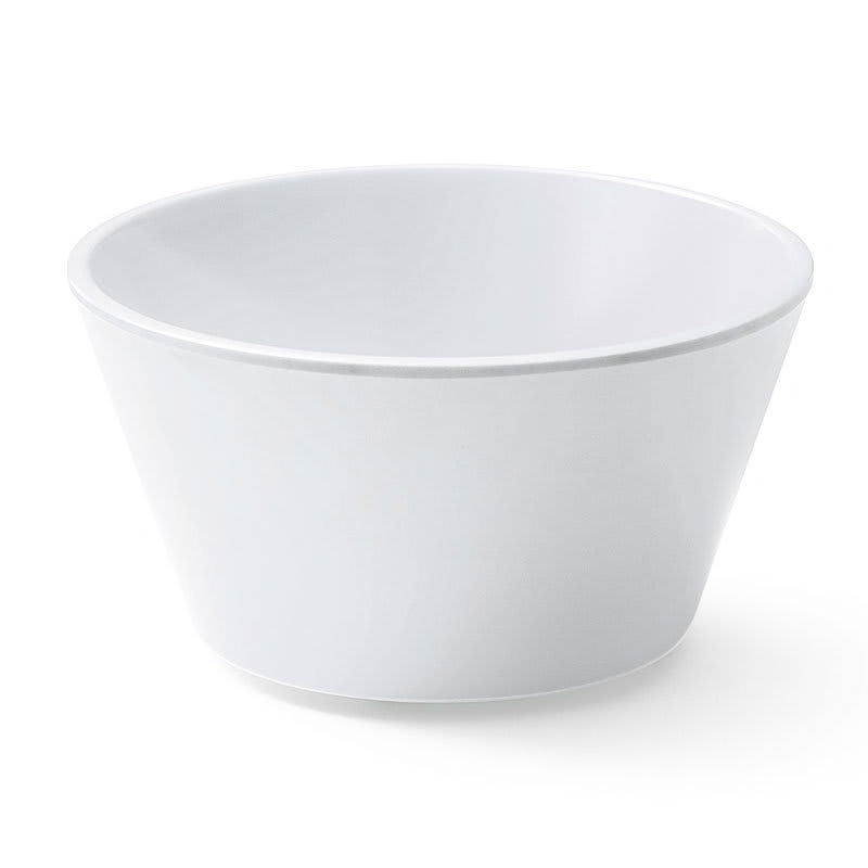GET SP-BC-007-W 4" Supermel Bouillon Cup w/ 8-oz Capacity, White Melamine