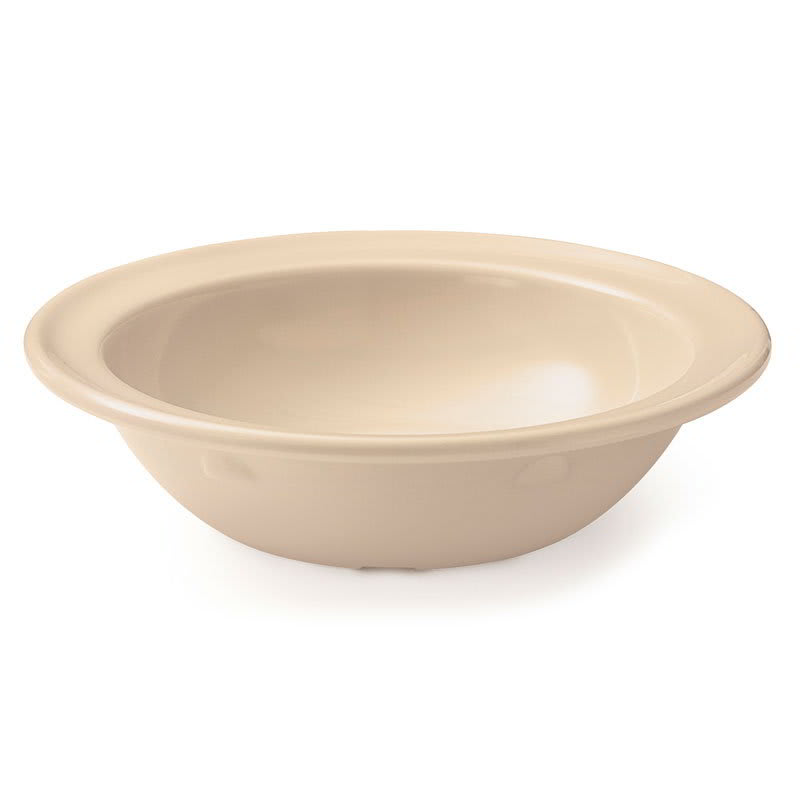 GET SP-DN-350-T 5-oz Supermel I Rimmed Fruit Bowl, Tan Melamine