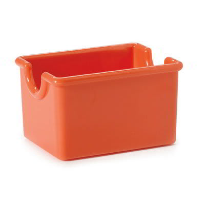 GET SP-SC-66-RO Plastic Sugar Caddy, 3.5 x 2.5 x 2" Deep, Rio Orange