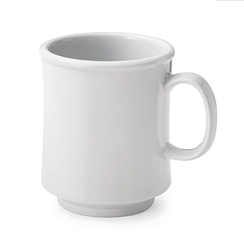 GET SP-TM-1308-W 8-oz Bake & Brew Mug, Stacking, Unbreakable, Plastic Dishwasher Safe, White