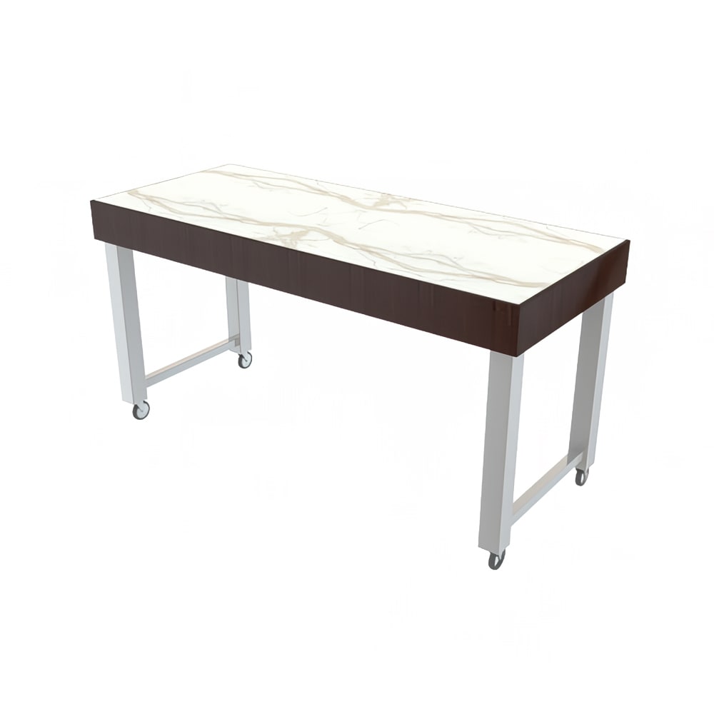 Spring USA QS7230 Portable Hot Food Buffet Table w/ Open Base, 120v