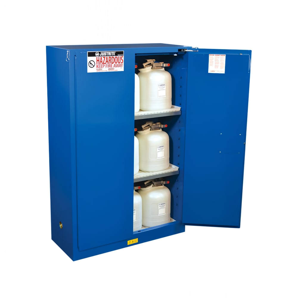 Justrite 864528 Hazardous Material Safety w/ 3 Levels 43"W x