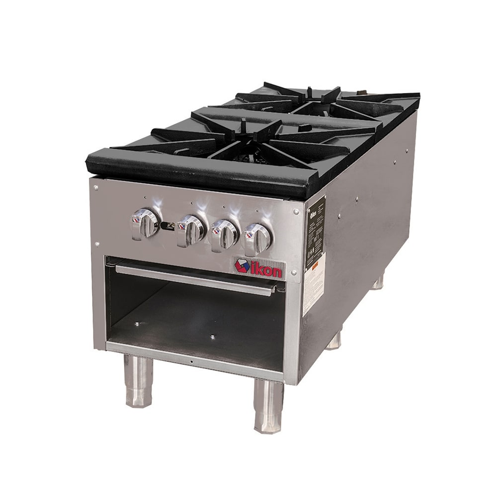 IKON ISP182 2 Burner Stock Pot Range, Liquid Propane