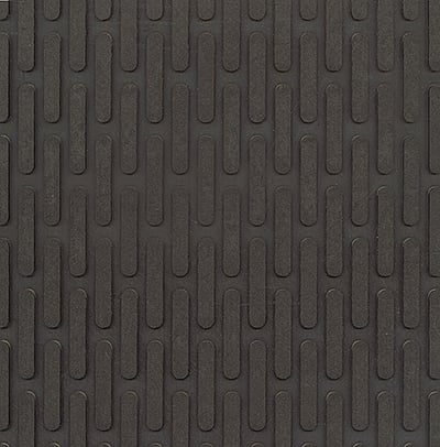 Crown Td0035bk Low Profile Scraper Floor Mat Raised Molded