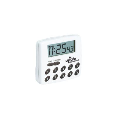 Update UTD1 Single Channel Timer w/ LCD Display - 2.5" x 1.5", White