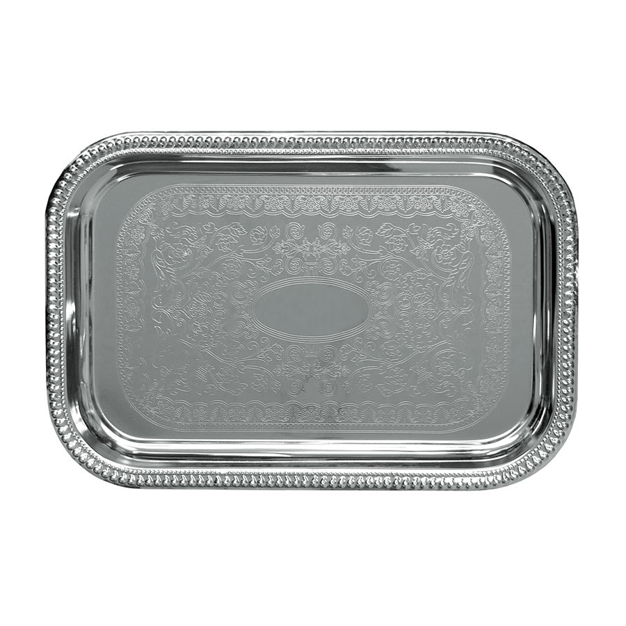 Update CT-1812B Oblong Chrome Tray - 18x12