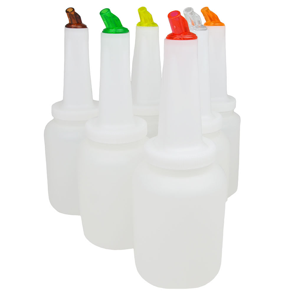 Update PBA-20 2-qt Flow-N-Store Pour Bottle - Lids/Spouts, Assorted Colors