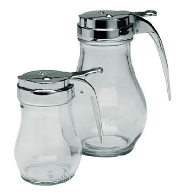 Update SYDP-06 6-oz Syrup Dispenser - Glass/Chrome