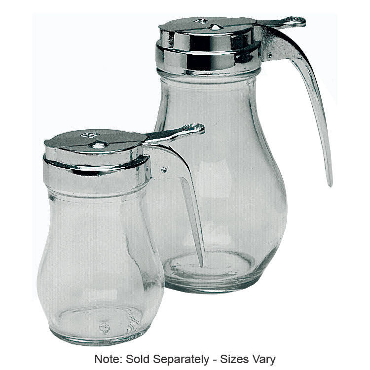 Update SYDP-12 12-oz Syrup Dispenser - Glass/Chrome