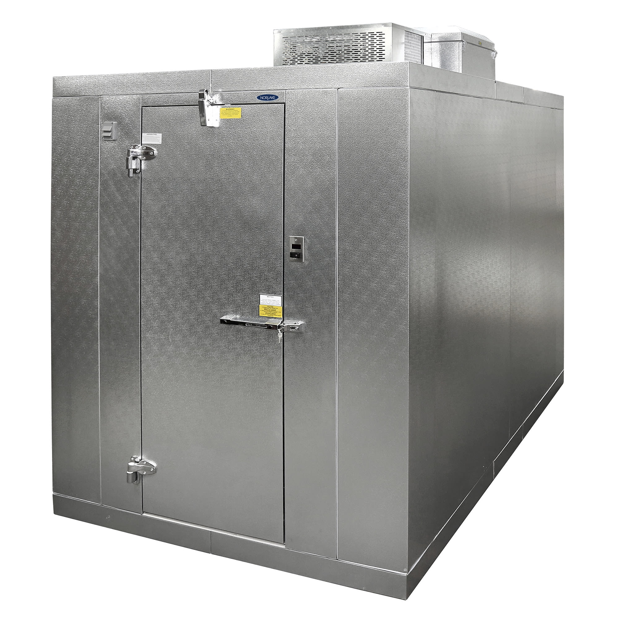 Norlake KLB7488-C L Indoor Walk-In Refrigerator w/ Top Mount Compressor, 8' x 8', No Floor