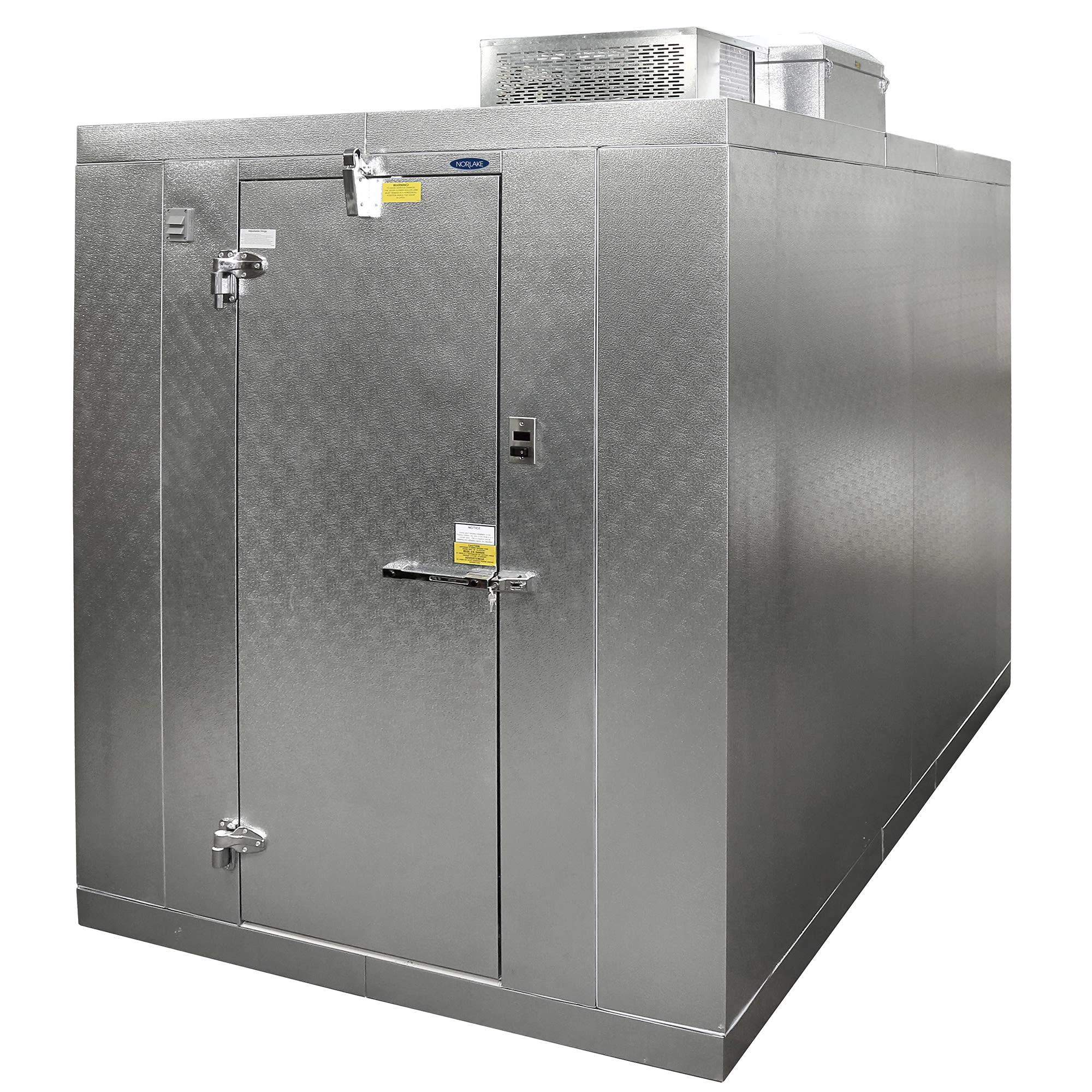 Norlake KLB7788-C L Indoor Walk-In Refrigerator w/ Top Mount Compressor, 8' x 8'