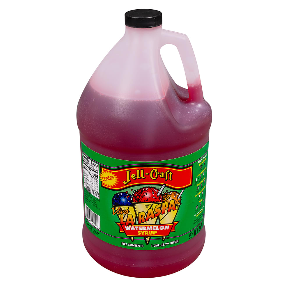 JellCraft 10119 1 gal Watermelon Snow Cone Syrup