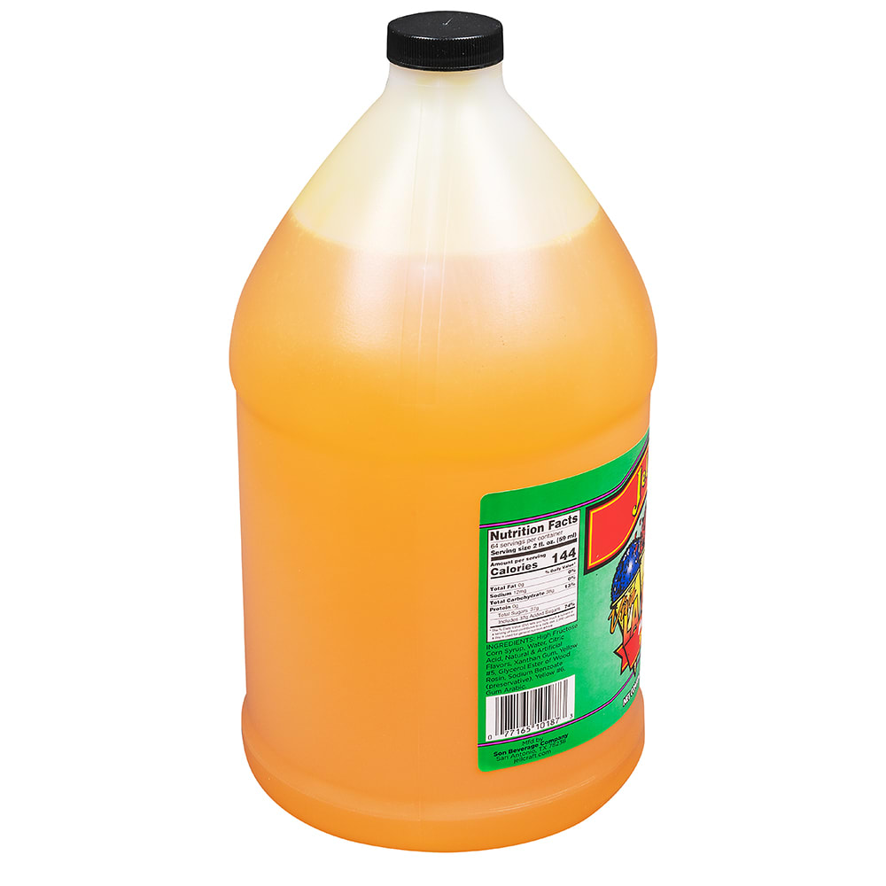 JellCraft 10187 1 gal Mango Snow Cone Syrup