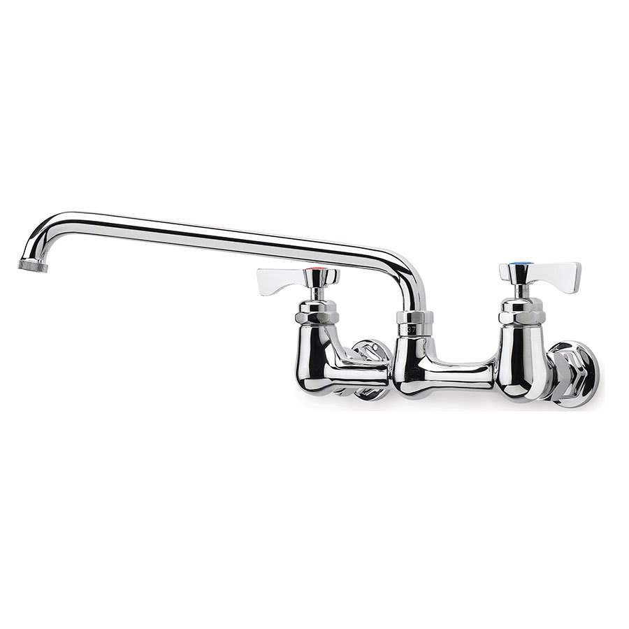 Krowne 14-812 Royal Faucet, Splash Mount, 8 in Centers, Swing Nozzle, 12 in L, NSF