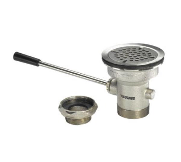 Krowne 22-304 Lever Waste, 3-1/2 in Sink Opening, 2 in Outlet, 1-1/2 in Reducer