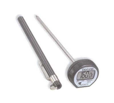 Taylor 9840 Digital Display Pocket Thermometer w/ 58 F to 302 F, Stainless Stem