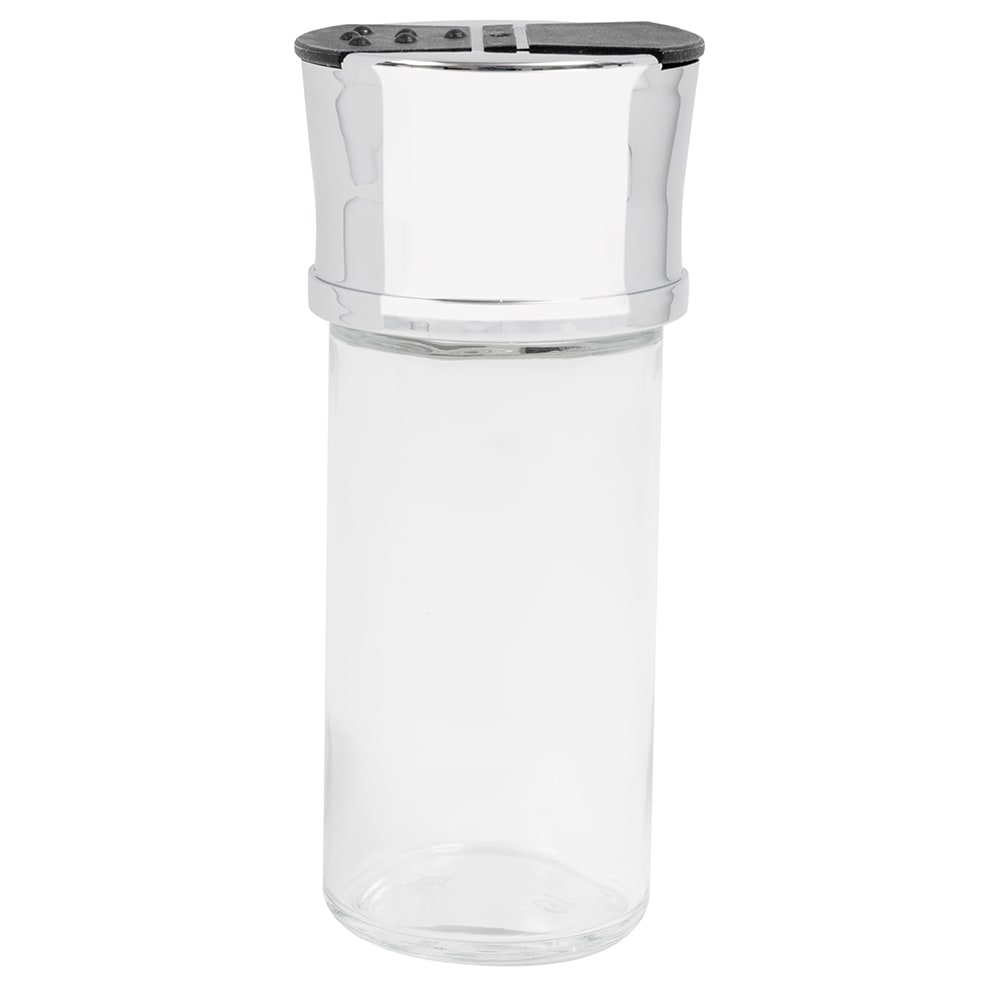 Olde Thompson 22-350 Individual Spice Jar, Brushed & Clear Finish, Chrome