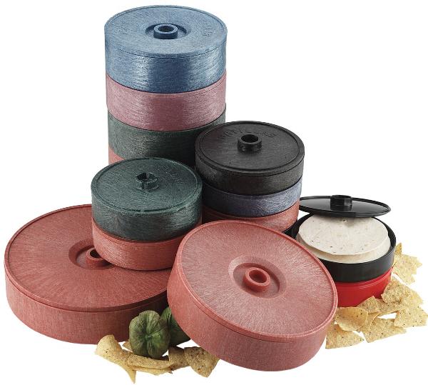 HS Inc HS1000 CC Insulated 7" Tortilla Server, Charcoal