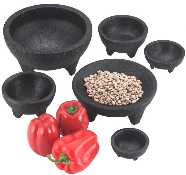 HS Inc HS1008 Molcajete, 4 oz., 3"Diameter x 1.5"Deep