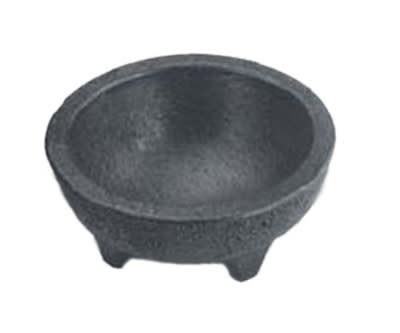 HS Inc NHS1008CH 4-oz Molcajete Chico, 3 x 1.5", Polypropylene, Charcoal