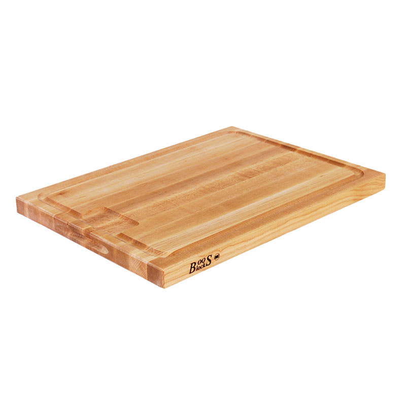 John Boos AUJUS-2 Cutting Board, w/ Juice Groove & Well, Side Grip Handles, 24x18x1.5"