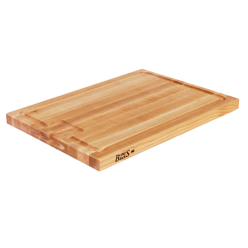 John Boos AUJUS2015-2 Cutting Board w/ Sloped Juice Groove, Side Grip Handles, 20x15x1.5"