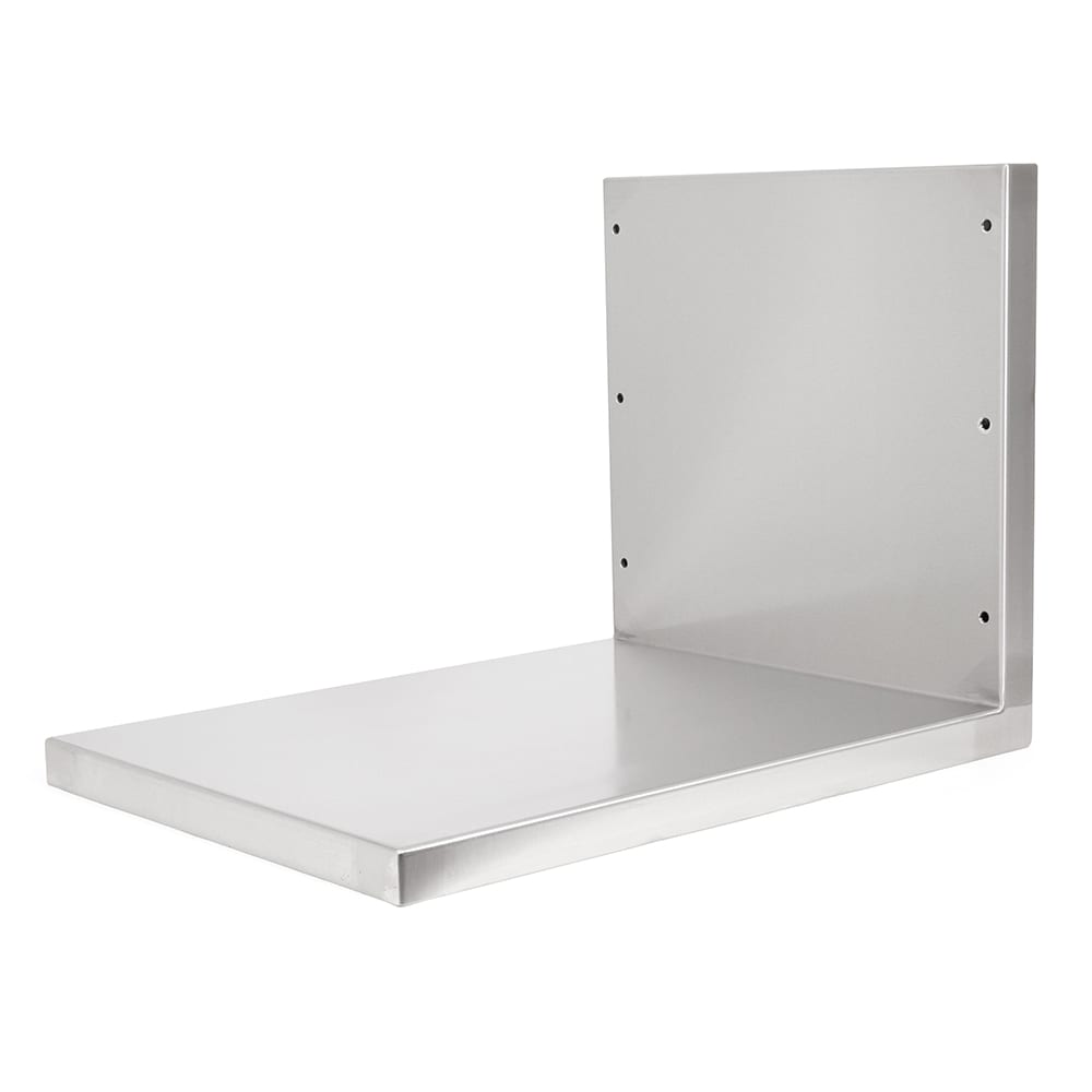 John Boos CGSMS2026X Solid Wall Mounted Microwave Shelf 20"W x 26 9