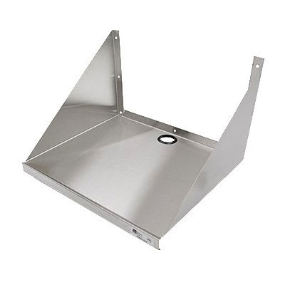 John Boos EBMS6-2024 24" Solid Wall Mounted Shelving w/ Raised Ledges