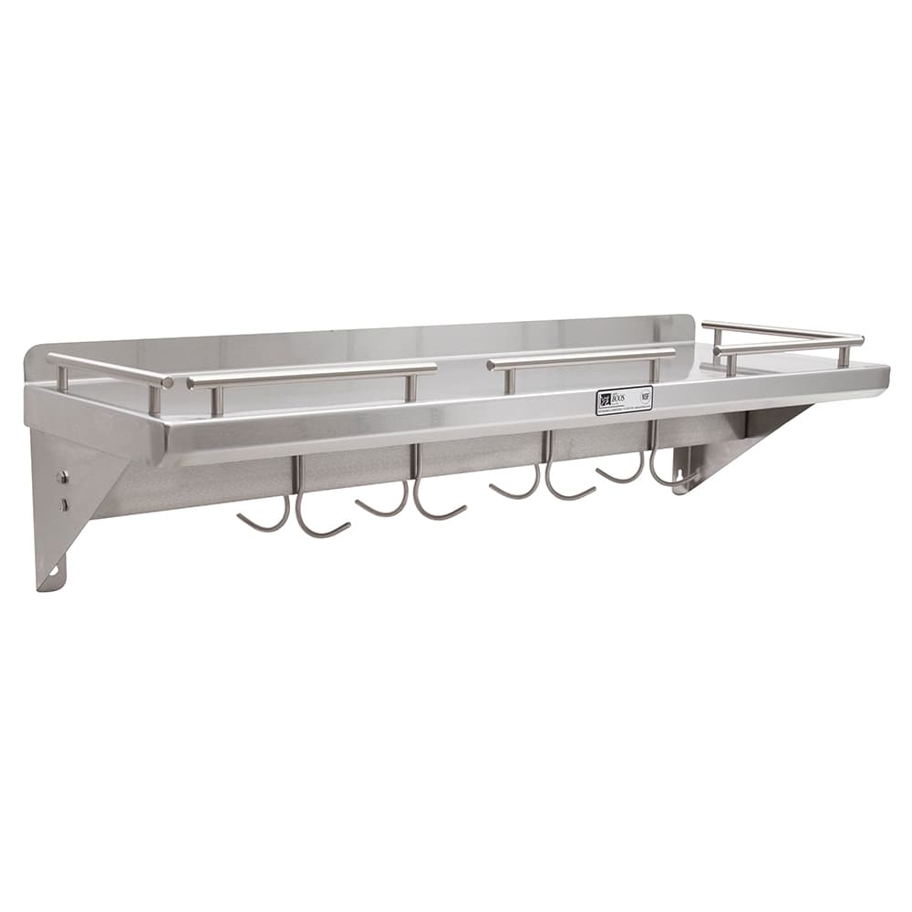 John Boos Grws24 Ub Cucina Mensola Grande Wall Shelf With