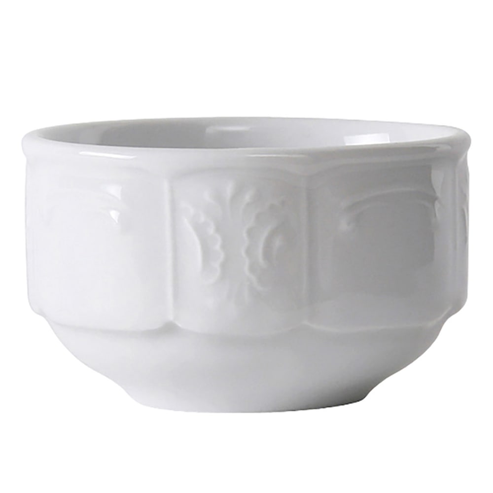 Tuxton CHB105 11 oz Chicago Bouillon Bowl China, Porcelain White