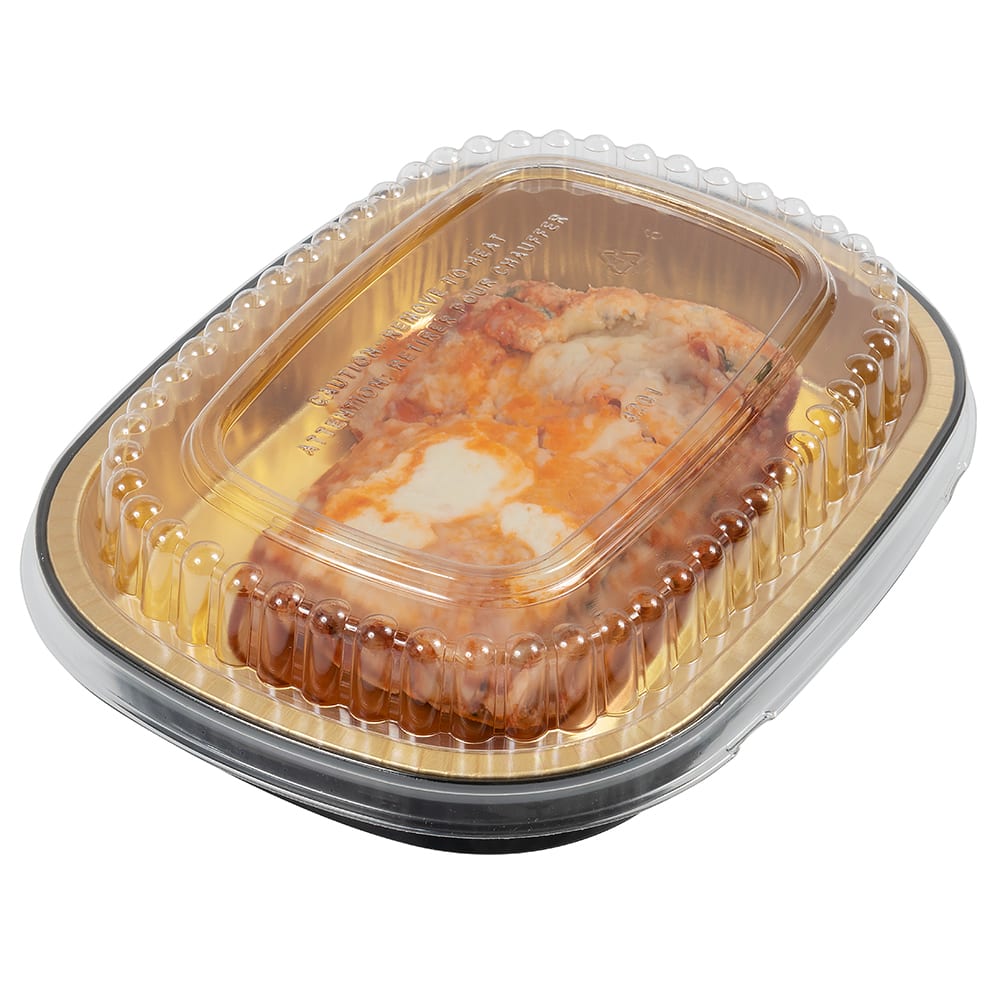 HandiFoil 420155100WDL Small Takeout Entree Container w/ Dome Lid