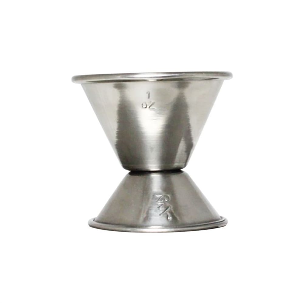 1pc Double Cocktail Jigger, 2 Oz/1 Oz Stainless Steel Measuring