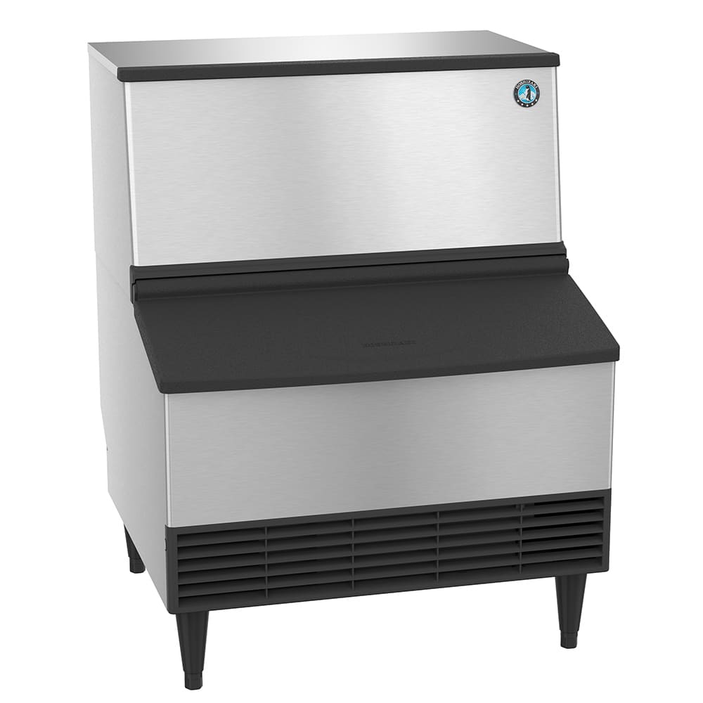 Hoshizaki KM-300BAJ 295 lb. Crescent Cube Ice Maker with Bin - 100 lb. Storage, Air Cooled, 115v