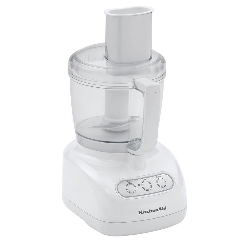 KitchenAid KFP750WH 12 Cup Food Processor, White