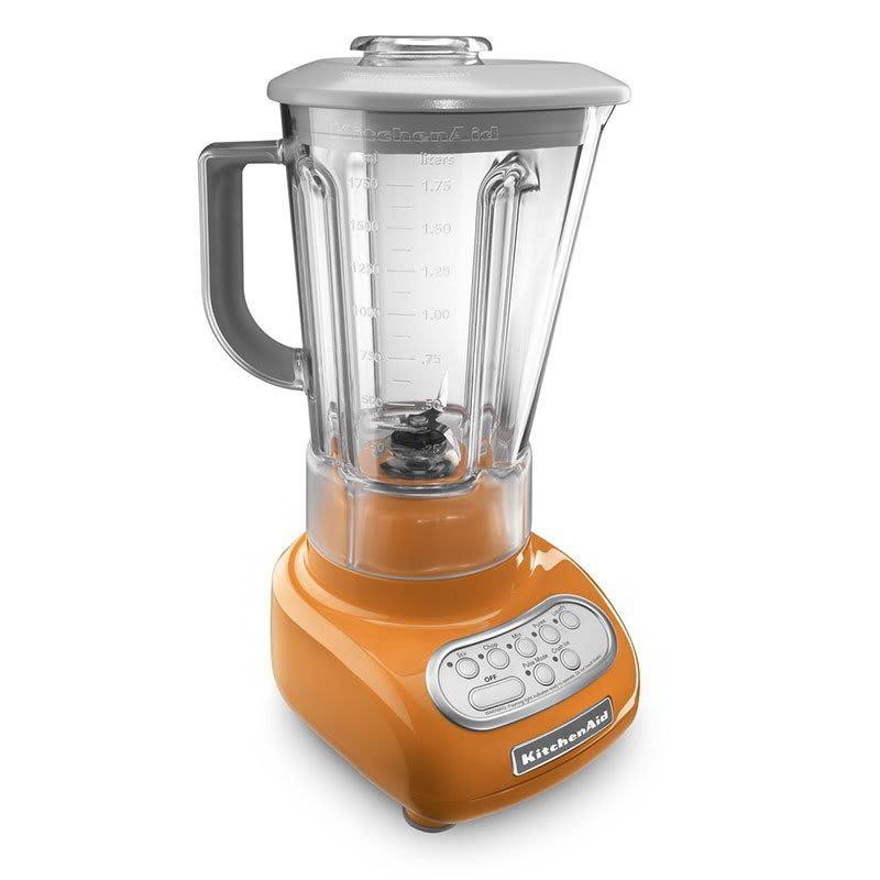 KitchenAid KSB560TG Blender w/ Touch Pad, 56-oz Pitcher & 5-Speeds, Tangerine