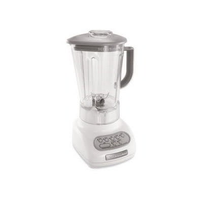 KitchenAid KSB560WH Residential Blender w/ Touch Pad, 56-oz Pitcher & 5-Speeds, White