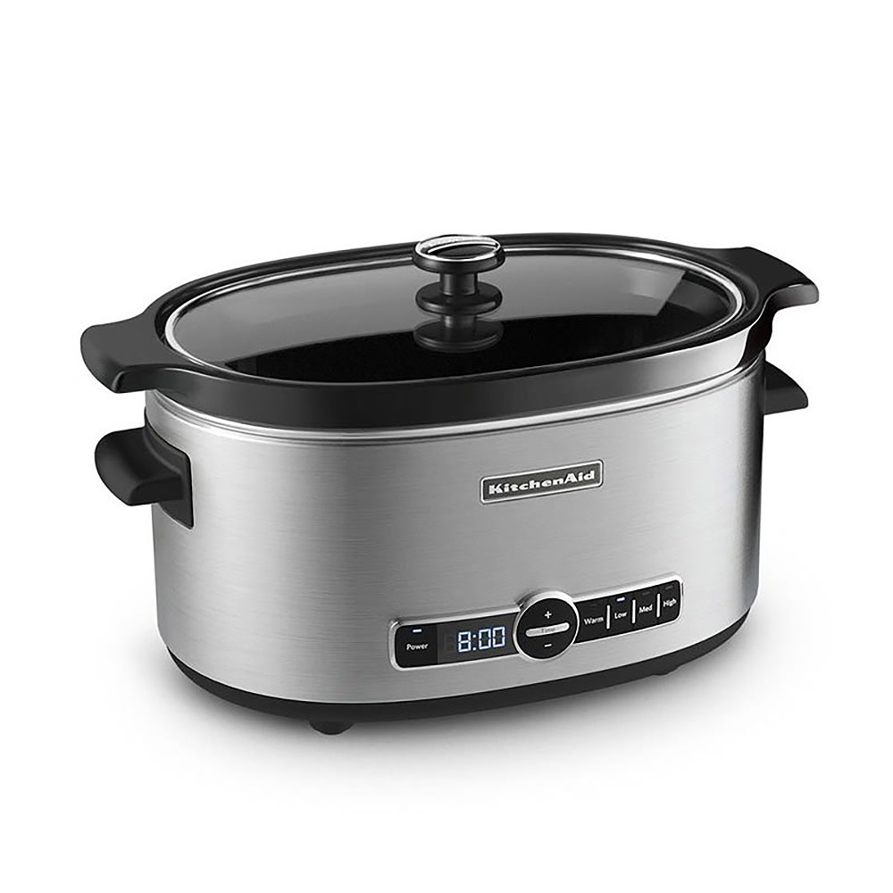  KitchenAid  KSC6223SS 6 qt Slow Cooker w Glass Lid  